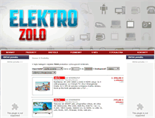 Tablet Screenshot of elektrozolo.sk